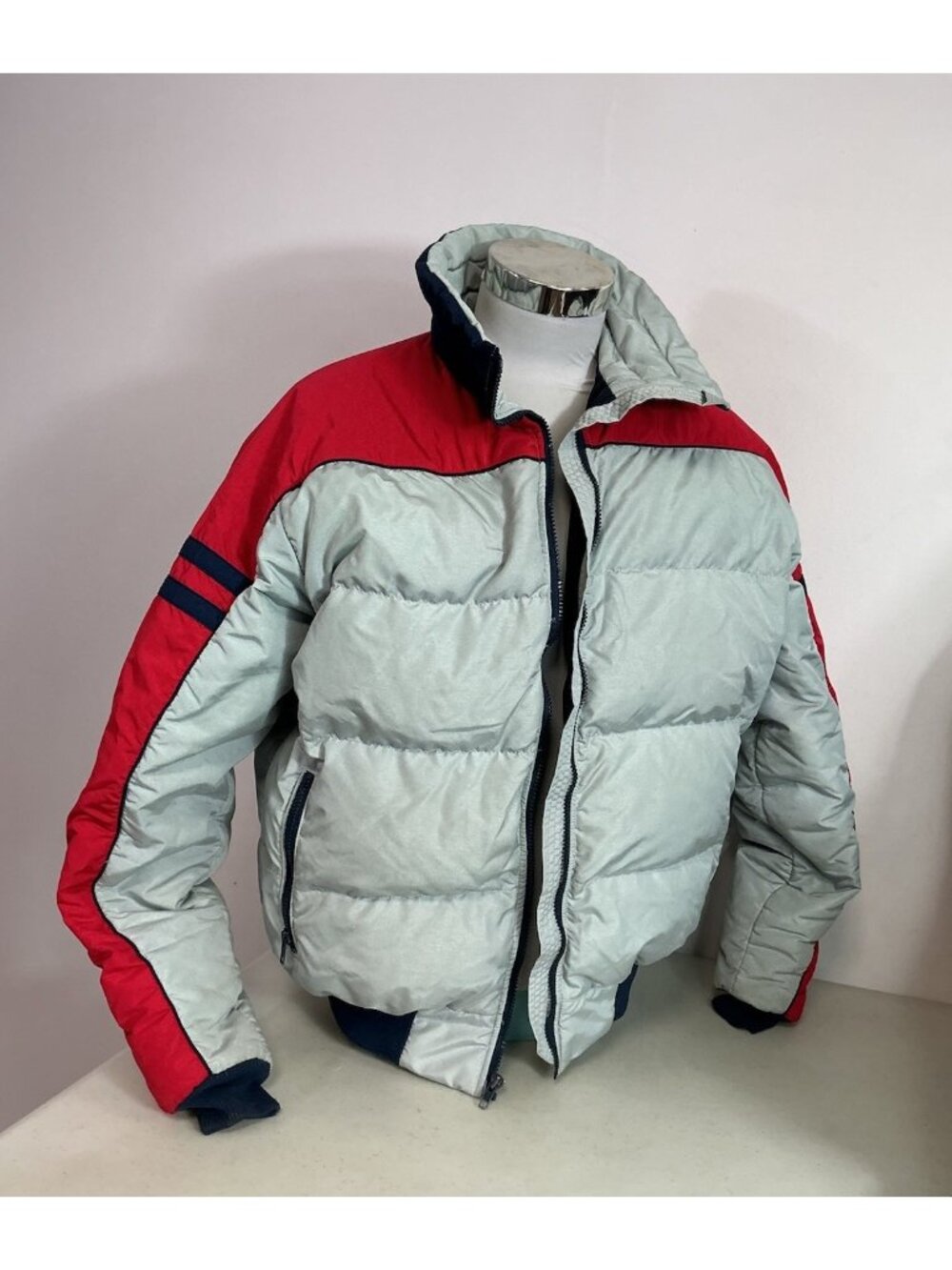 Vintage Gerry Retro Down Winter Jacket Puffer Bomber Mens XL